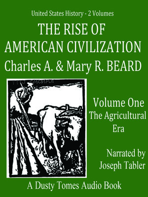 cover image of The Rise of American Civilization, Volume 1